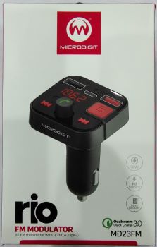MICRODIGIT RIO FM MODULATOR  مشغل اف ام سيارة