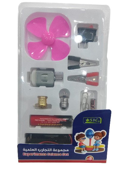 SBC 5417-020 - دائرة كهربائية بطارية+لمبةمع قاعدة+سلك+زر تشغيل