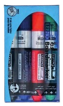 LEENO LE-1322 BOARDMARKER 4P مجموعة اقلام سبورة