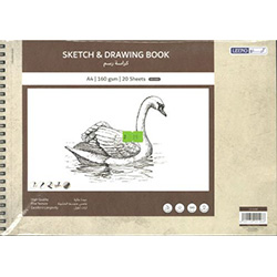 LEENO LE-1468 SKETCH & Drawing Book A4 160GSM 20SH رسم