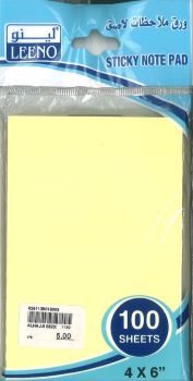 LEENO LE-1949-003 STICKY NOTE 4*6 ورق ملاحظات لاصق