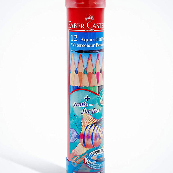 FABER CASTELL FB-115912 Water Colour Pencil 12C الوان خشبية مائية