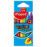 MAPED MD-861011 12 COLORPEPS  الوان شمعية