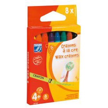 CRAYONS A LA CIRE WAX CRAYONS 8P 807142 الوان شمعية