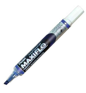 PENTEL PE-MWL6S-C BE Maxiflo Whiteboard Marker  قلم سبورة ازرق