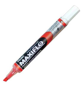 PENTEL PE-MWL6S-B RD Maxiflo Whiteboard Marker قلم سبورة