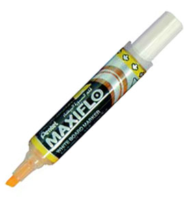 PENTEL PE-MWL6-G YW Maxiflo Whiteboard Marker قلم سبورة اصفر