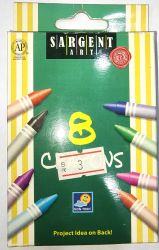 SARGENT SE-55-0908 ART Crayons 8C الوان شمعية