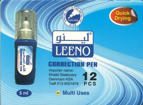 LEENO LE-0512 CORRECTION PEN 5ML كركت