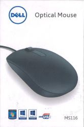 DELL USB Wired Optical Mouse MS116 موس