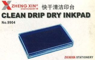 ZHENGXG 9904 XIN CLENA DRIP DRY INKPAD  ستنبة