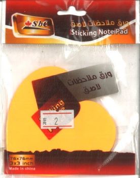 SBC 3863-005 Stick Note Heart ورق ملاحظات