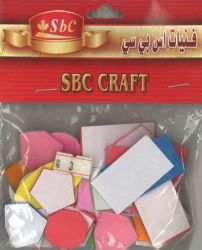 SBC 7655-009 فنيات اسفنج اشكال هندسية