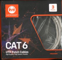 MIRODIGIT MR6003PC CAT6 3M كيبل شبكة 