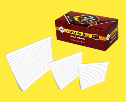 SBC 3845-004 6*4 ورق ملاحظات مسطر ابيض