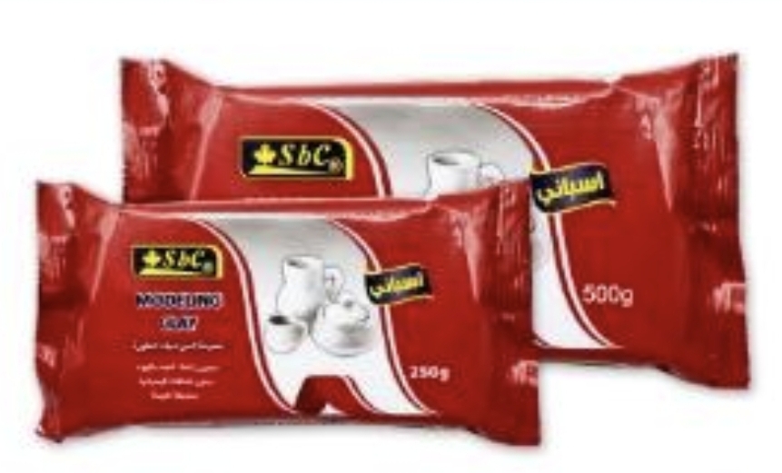 SBC 7758-003 Modelling Clay 500g عجينة سراميك ابيض