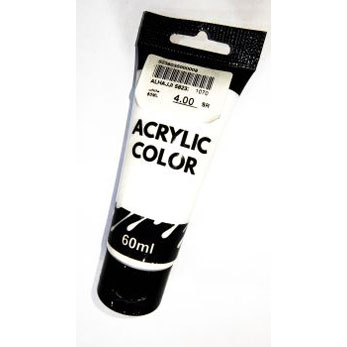 SBC 5238-035 ACRYLIC COLOR white 60ML الوان اكريلك لون ابيض