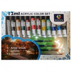 ACRYLIC COLOR SET 12MI G121241 الوان اكريلك