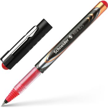 [182502] Schneider Xtra 825 Rollerball 0.5mm Red قلم سائل لون احمر 182502