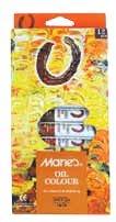 MARIES MS-E1386C Oil Color 12C 12ml. الوان زيتية