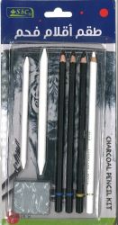 SBC 5111-032 CHARCOAL PENCILKIT 7P طقم اقلام فحم 7 حبات