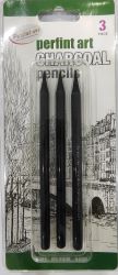 SBC 5111-029 CHARCOAL PENCILKIT 3P طقم اقلام فحم