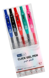 LEENO LE-3115 CLICK GEL PEN 5C 0.5 مجموعة اقلام 
