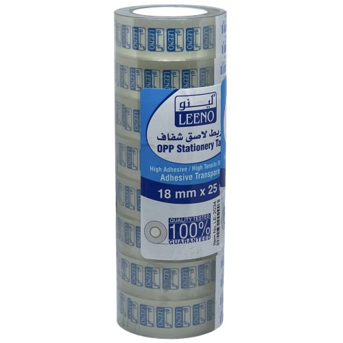 LEENO Clear Tape 18mm*25m تيب شفاف
