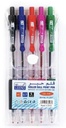 LEENO LE-0247 Ballpen Oil Gel 0.7 5C  مجموعة 5 اقلام 