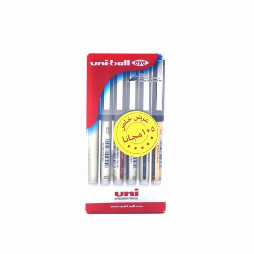 uni ball ub-167c 5c مجموعة اقلام سائل