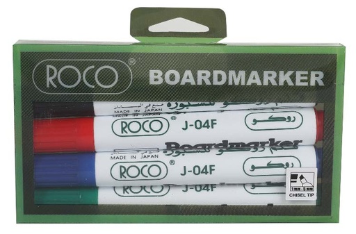 ROCO RQ-29010 PK J-04F BKOARDMARKER اقلام سبورة مشطوف 