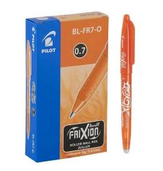 PILOT BL-FR7-O Frixion Roller Ball Pen 0.7 قلم ناشف بومساحة برتقالي