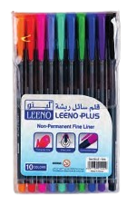 LEENO LE-1616 Non-Permanent Fine Liner 10C اقلام
