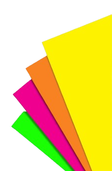 SBC 2762-001 Copy Color Paper Neon 25S A4 شدة ورق ملون فسفوري