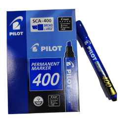 PILOT SCA-400-L Permanent Marker 400 قلم خطاط مشطوف ازرق