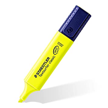 STAEDTLER ST-364-01 YELLOW Highlighter قلم تظهير اصفر