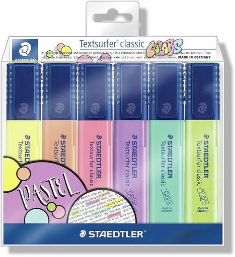 STAEDTLER ST-364-CWP6 Highlighter  مجموعة 6 قلم تظهير