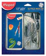 MAPED MD-019410 Geometry Instruments 10P Set  هندسة
