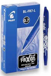 PILOT BL-FR7-L Frixion Roller Ball Pen 0.7 قلم ناشف بومساحة ازرق