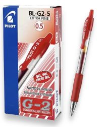 PILOT BL-G2-5-R  Retractable Roller Ball Pen 0.5 قلم