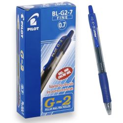 PILOT BL-G2-7-L BE Retractable Roller Ball Pen 0.7 قلم ازرق