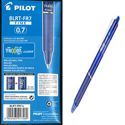 PILOT BLRT-FR7-L Frixion CLICKER 07 قلم ناشف بومساحة ضغاط ازرق