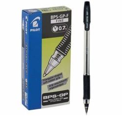 PILOT BPS-GP-M-B Grip Ball Point Pen 1.0  قلم اسود
