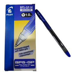 PILOT BPS-GP-M-L Grip Ball Point Pen 1.0  قلم جاف ازرق
