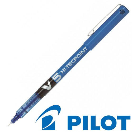 PILOT BX-V5-L BE Hi-Tecpoint V5 0.5 قلم ازرق