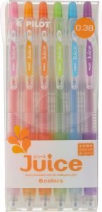 PILOT LJU-60-6C-1 juice 0.7 fine مجموعة 6 اقلام