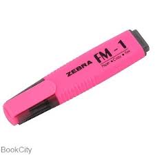 ZEBRA Highlighter FM-1 PK قلم تظهير
